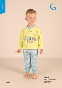 PIGIAMA NEONATO M/L Z10010 Tellini S.r.l. Ingrosso Abbigliamento